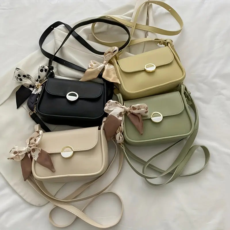 Synthetic Leather Shoulder Bag