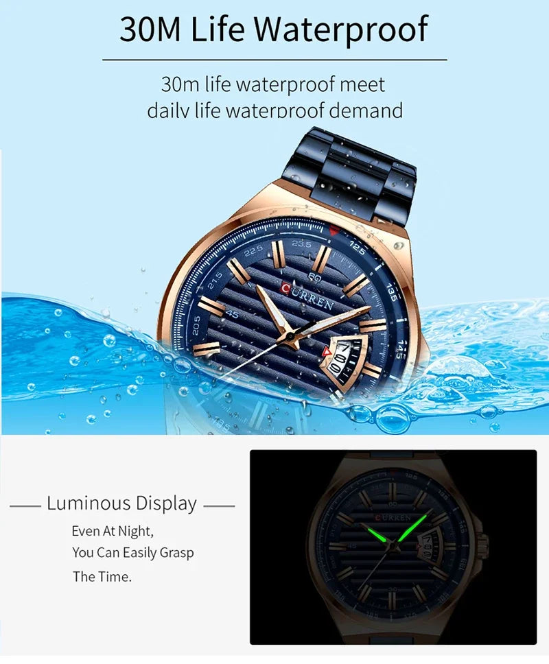 CURREN Men Watch 8375
