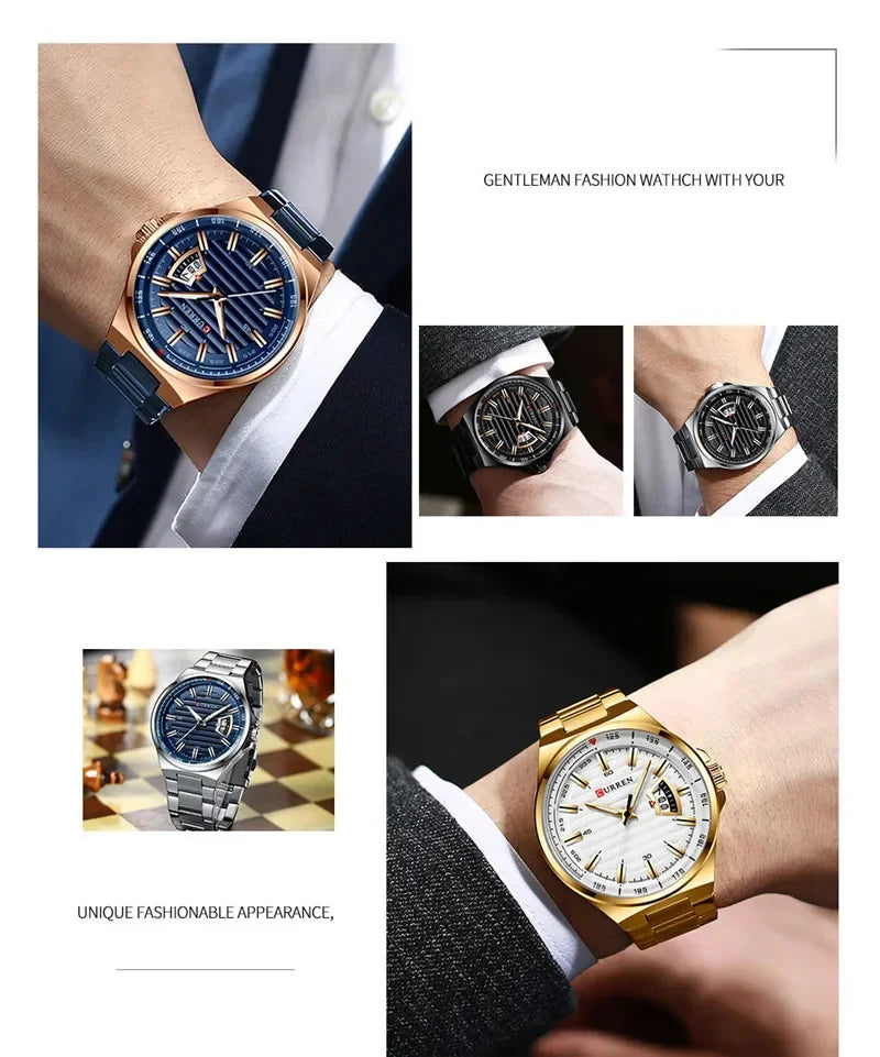 CURREN Men Watch 8375