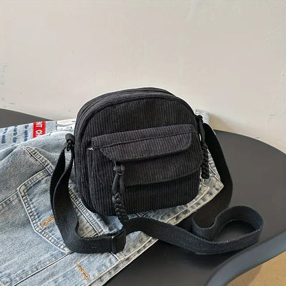 Corduroy Crossbody Bag
