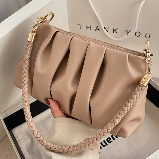 Elegant Beige Shoulder Bag for Women