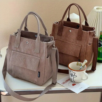 Minimalist Multi-Pocket Tote Bag