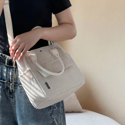 Minimalist Multi-Pocket Tote Bag