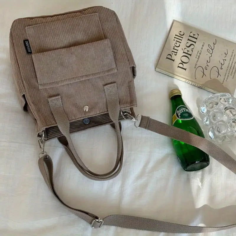 Minimalist Multi-Pocket Tote Bag