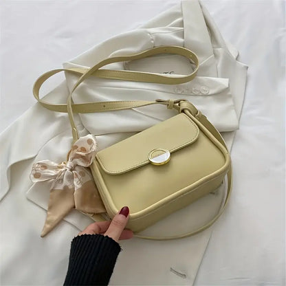 Synthetic Leather Shoulder Bag