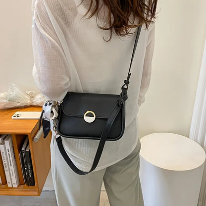 Synthetic Leather Shoulder Bag