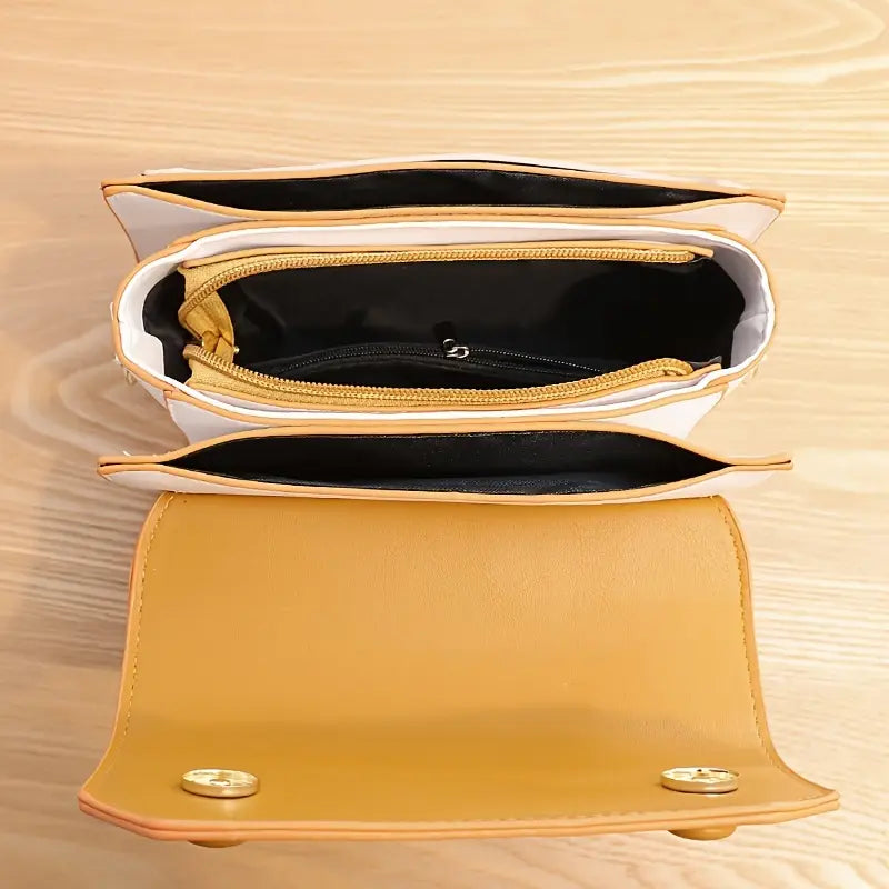 Fashionable Yellow Crossbody Bag