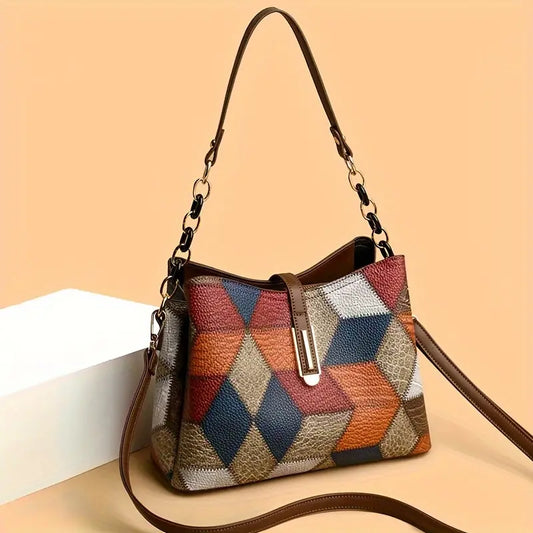 Rhombus Geometric Crossbody Bag