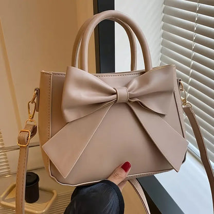 Women’s Double Handle Purse with Golden-Tone