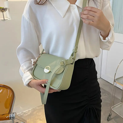 Synthetic Leather Shoulder Bag