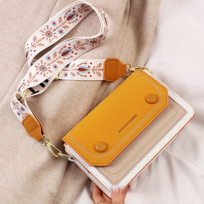Fashionable Yellow Crossbody Bag