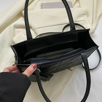 Quilted Square Crossbody Bag for Women