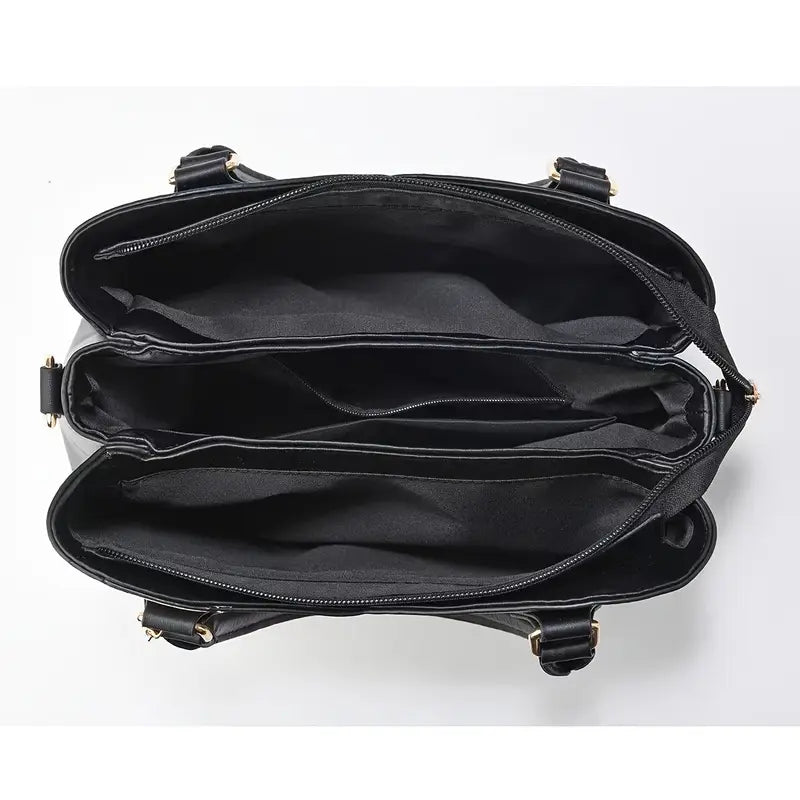 Stylish Two-Tone Tote Bag