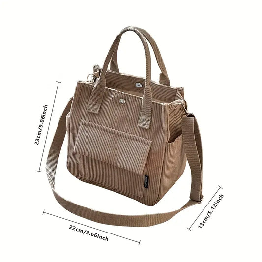 Minimalist Multi-Pocket Tote Bag
