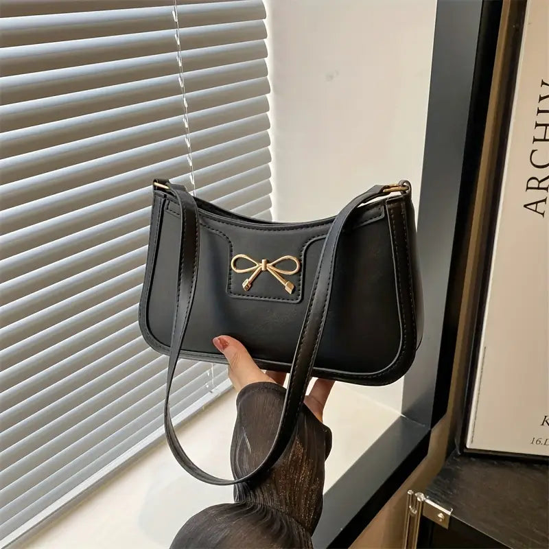 Shoulder Bag with Bow Element Handbag