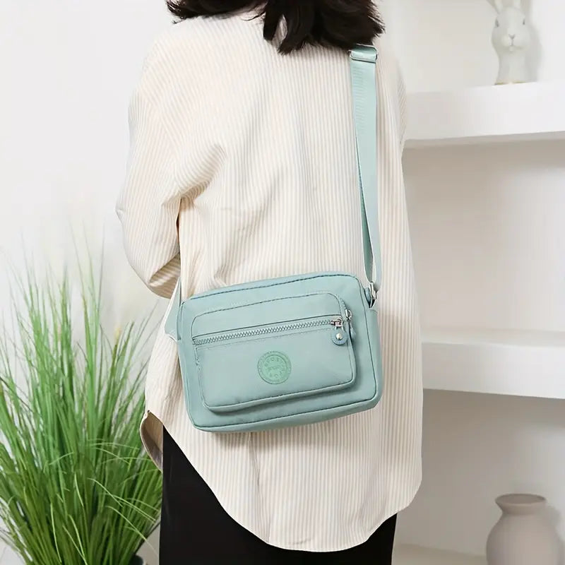 Chic Lightweight Nylon Crossbody Bag