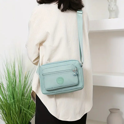 Chic Lightweight Nylon Crossbody Bag