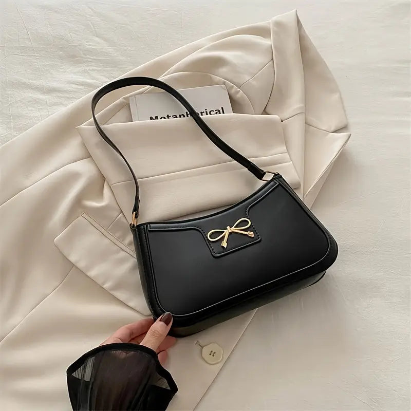 Shoulder Bag with Bow Element Handbag