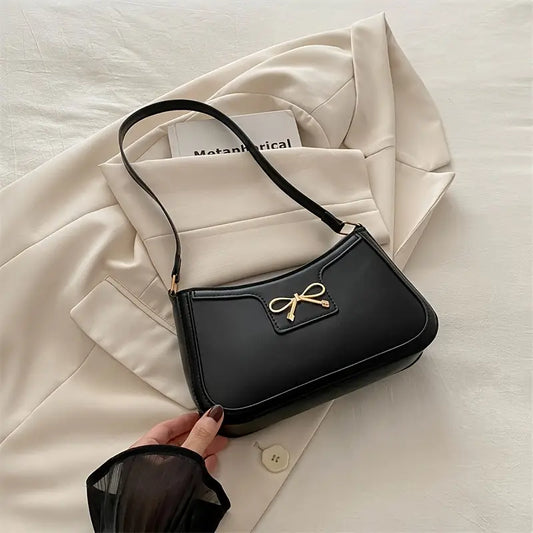 Shoulder Bag with Bow Element Handbag