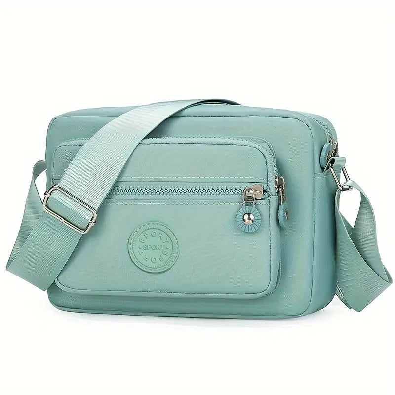 Chic Lightweight Nylon Crossbody Bag