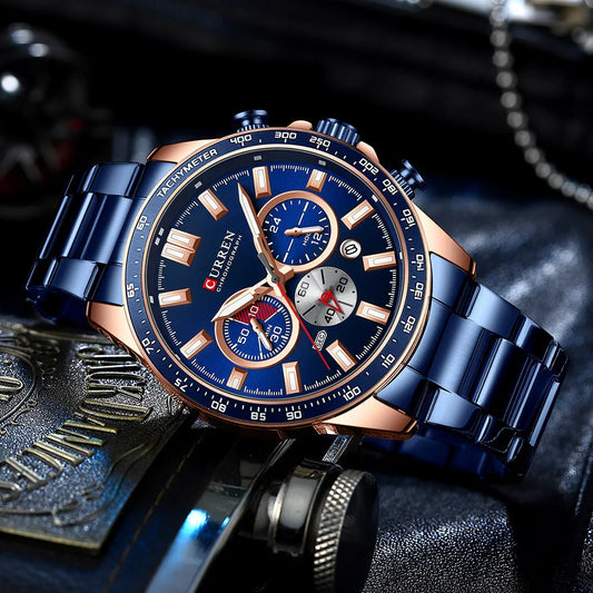 CURREN 8418 Steel Strap Watch