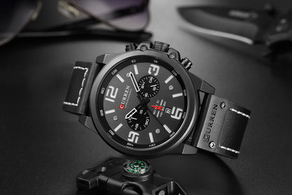 Curren 8314 Men Watch Leather