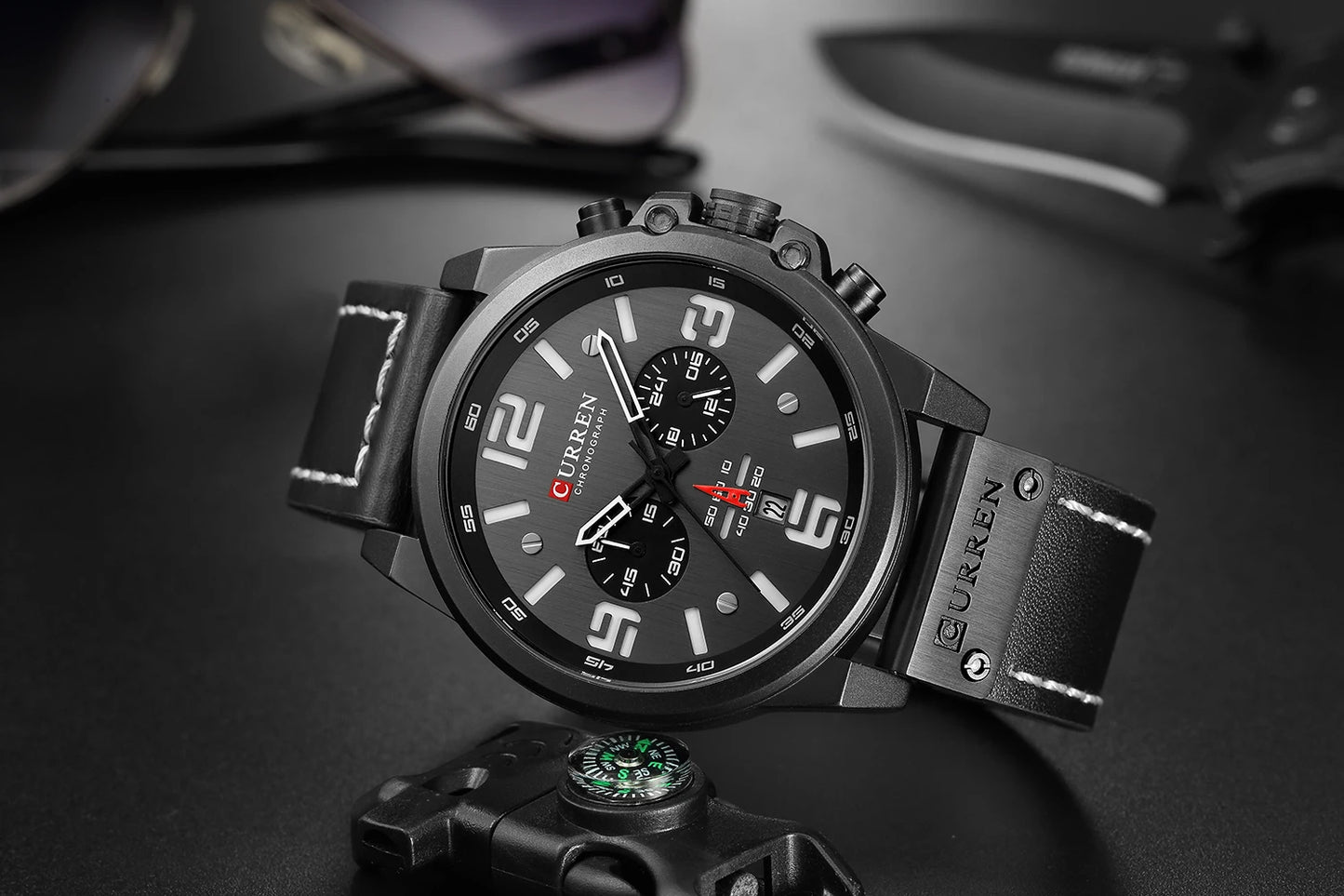 Curren 8314 Men Watch Leather