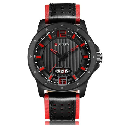 CURREN Luxury Watch Leather-8293