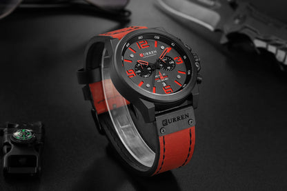 Curren 8314 Men Watch Leather