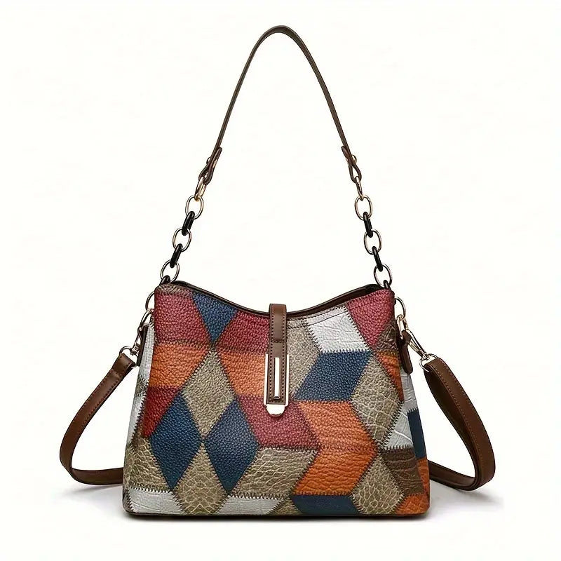 Rhombus Geometric Crossbody Bag
