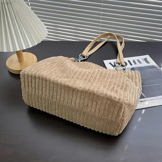 DISSEFA-TECH Corduroy Handbag