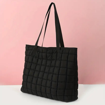Large Capacity Quilted Tote Bag Bag