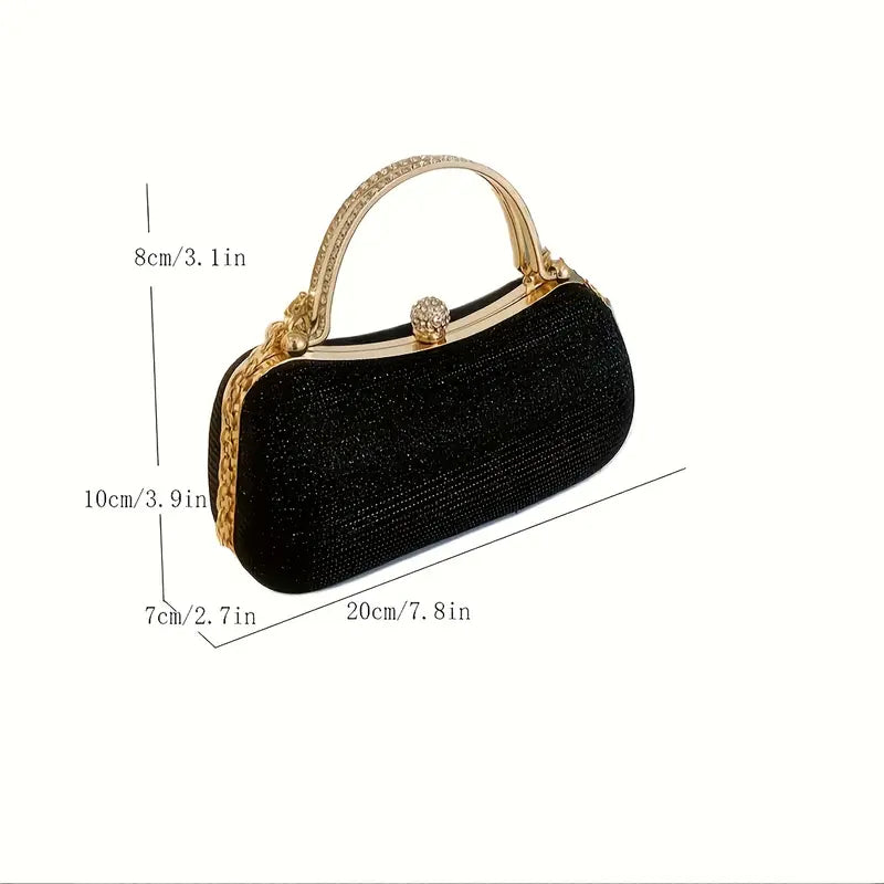 sparkling rhinestone Women's bag,