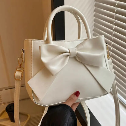 Women’s Double Handle Purse with Golden-Tone