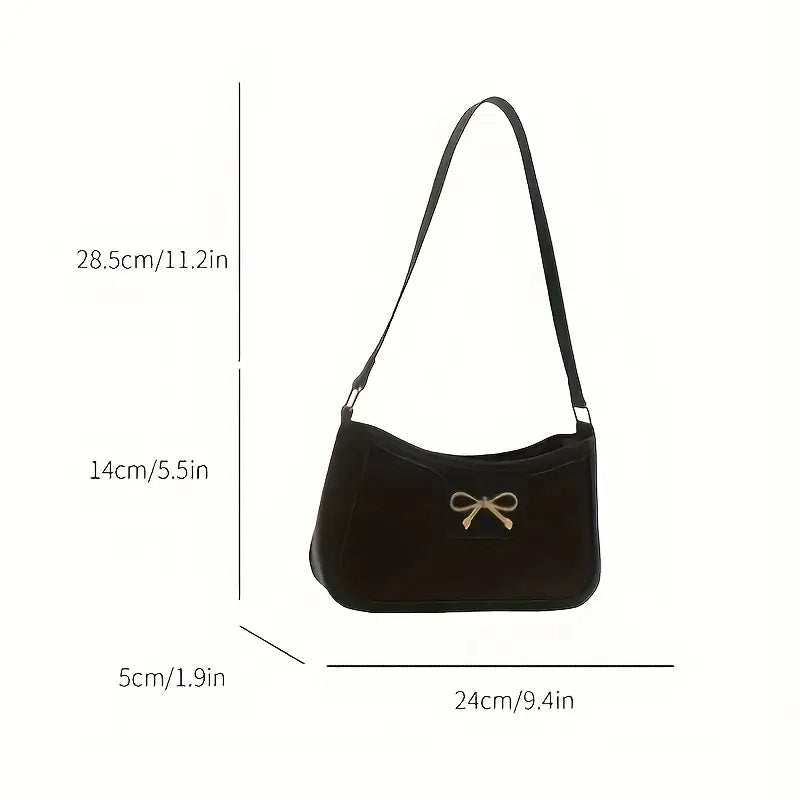 Shoulder Bag with Bow Element Handbag