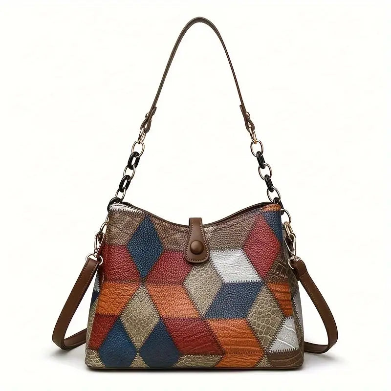 Rhombus Geometric Crossbody Bag