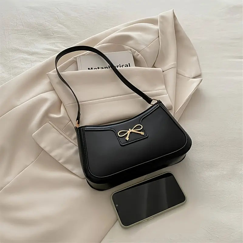 Shoulder Bag with Bow Element Handbag
