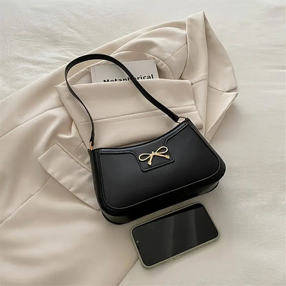 Shoulder Bag with Bow Element Handbag