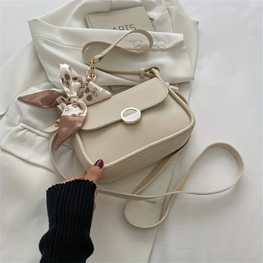 Synthetic Leather Shoulder Bag
